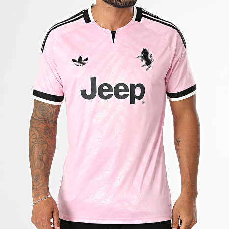 Adidas Originals - Maillot De Foot Officiel Juventus Extérieur 2026 KR4647 Rose