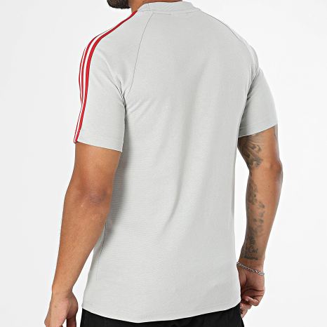 Adidas Originals - Tee Shirt 3 Stripes Liverpool FC KG2903 Gris Rouge