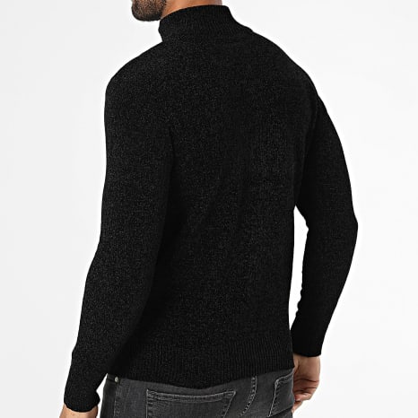 KZR - Gilet Zippé Texturé 067 Noir