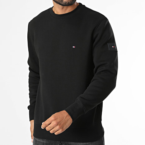Tommy Hilfiger - Sweat Crewneck Badge 1752 Noir