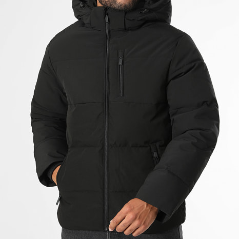Jack And Jones - Doudoune Capuche Zippée Becks Noir