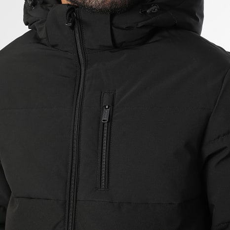 Jack And Jones - Doudoune Capuche Zippée Becks Noir