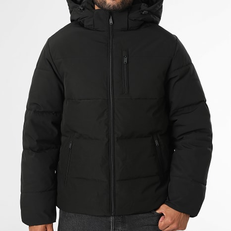 Jack And Jones - Doudoune Capuche Zippée Becks Noir