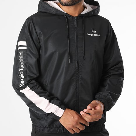 Sergio Tacchini - Veste Capuche Zippée Riccia 41553 Noir