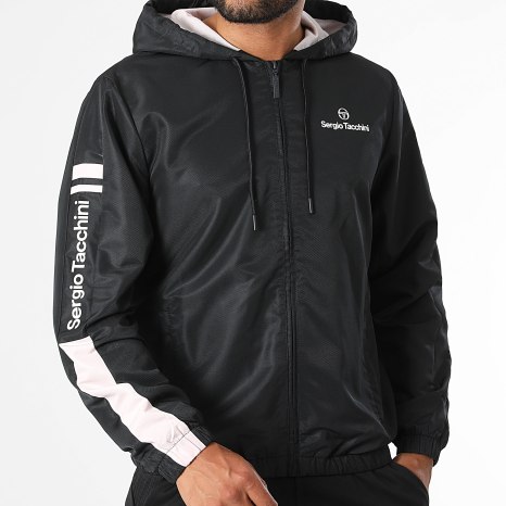 Sergio Tacchini - Veste Capuche Zippée Riccia 41553 Noir