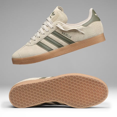 Adidas Originals - Baskets Gazelle KJ7683 Khaki Three Olive Strata Gum 4