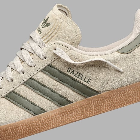 Adidas Originals - Baskets Gazelle KJ7683 Khaki Three Olive Strata Gum 4