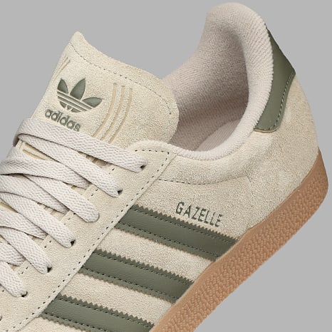 Adidas Originals - Baskets Gazelle KJ7683 Khaki Three Olive Strata Gum 4