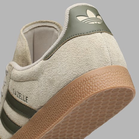 Adidas Originals - Baskets Gazelle KJ7683 Khaki Three Olive Strata Gum 4