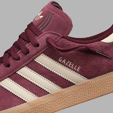 Adidas Originals - Baskets Gazelle KJ7685 Maroon Khaki Three Gum 4