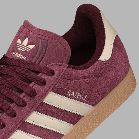 Adidas Originals - Baskets Gazelle KJ7685 Maroon Khaki Three Gum 4