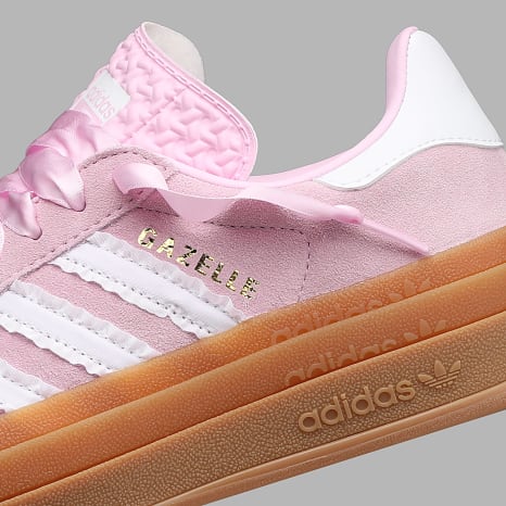 Adidas Originals - Baskets Femme Gazelle Bold KJ2430 Orchid Fusion Footwear White Gold Metallic