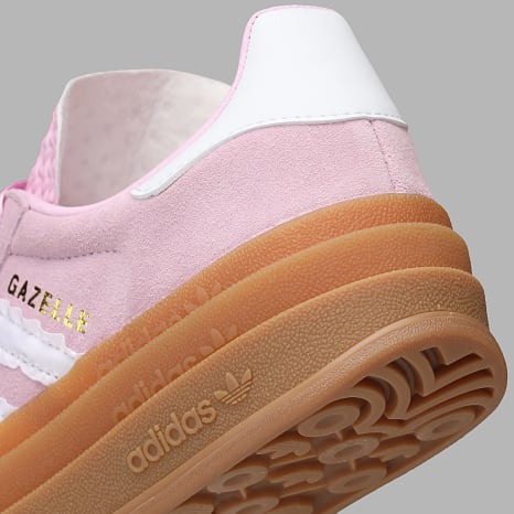 Adidas Originals - Baskets Femme Gazelle Bold KJ2430 Orchid Fusion Footwear White Gold Metallic