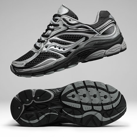 Saucony - Baskets Progrid Omni 9 Black Silver x SUPERLACED