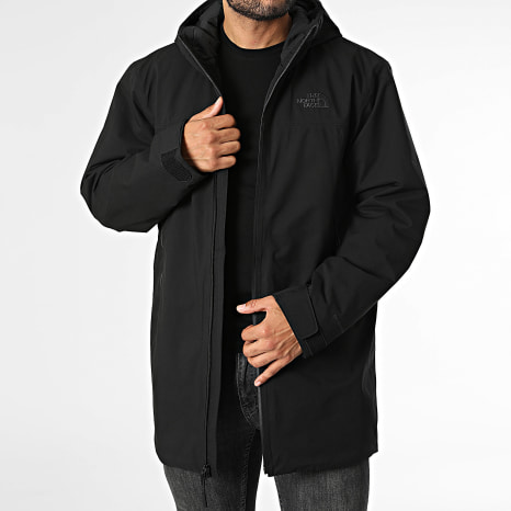 The North Face - Parka Con Capucha Relaxed Fit A8J8Q Negro - Ryses