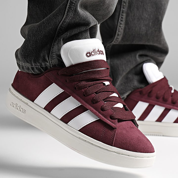 Adidas Sportswear - Baskets Grand Court Alpha 00s IH3845 Maroon Footwear White